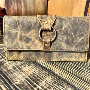 Myra Bag Brown Leather Wallet